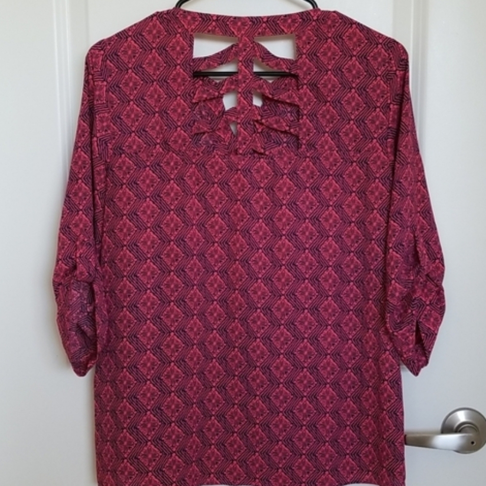 Pink Patterned Top - Picture 6 of 6